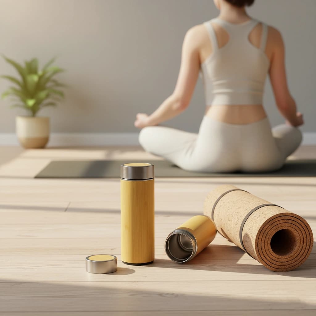 The Sustainable Hydration Bottle: Bamboo & Stainless Steel (500ml)